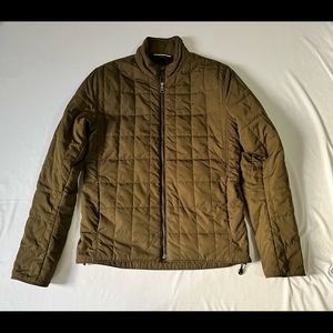 Aether Apparel  Men's Quilted Green Full Zip Jacket Sz 1
